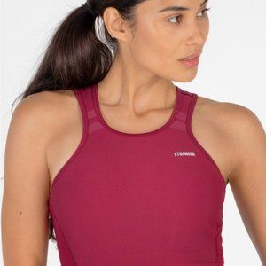 Stronger Sweden Crop Top/Sport Bra Red Medium
